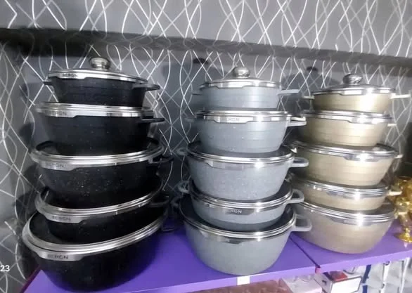 جبتلكن طقم طناجر غرانيت شلل