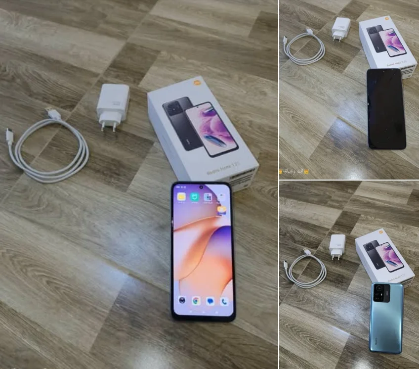 للبيع ريدمي نوت 12S رام 8+4 ذاكرة 256